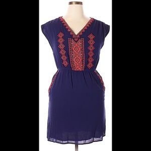 SKIES ARE BLUE Navy Dress